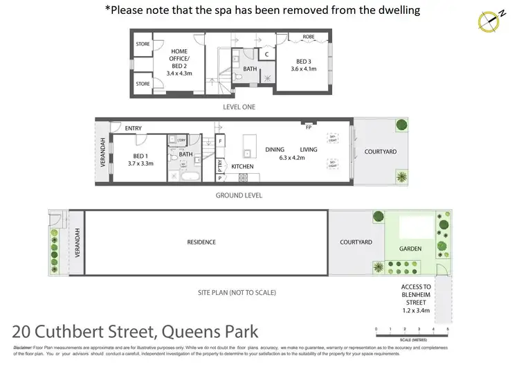 Floorplan of Homely apartment listing, 20 Cuthbert Street, Queens Park NSW 2022