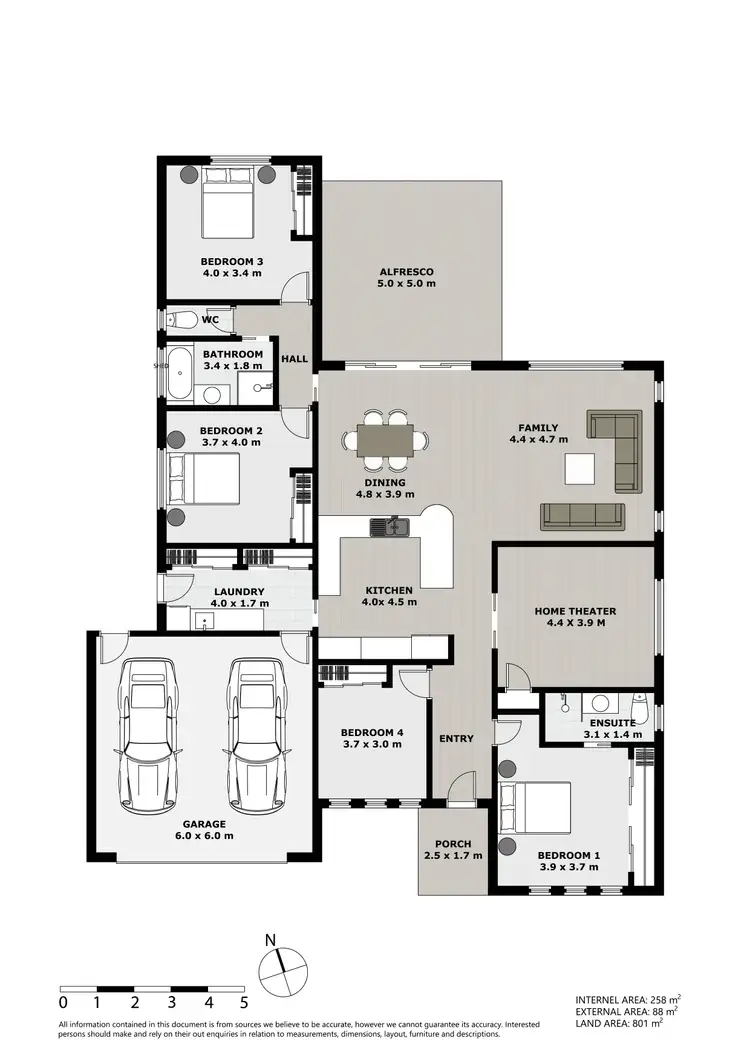 Floorplan of Homely house listing, 22 Verdelho Drive, Tamworth NSW 2340