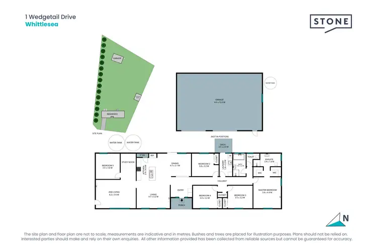 Floorplan of Homely house listing, 1 Wedgetail Drive, Whittlesea VIC 3757
