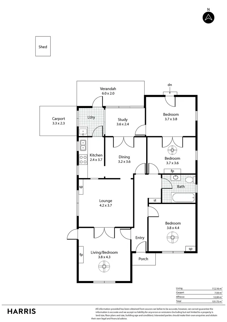Floorplan of Homely house listing, 66 The Grove, Lower Mitcham SA 5062