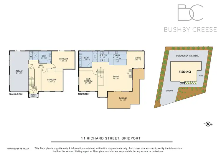 Floorplan of Homely house listing, 11 Richard Street, Bridport TAS 7262