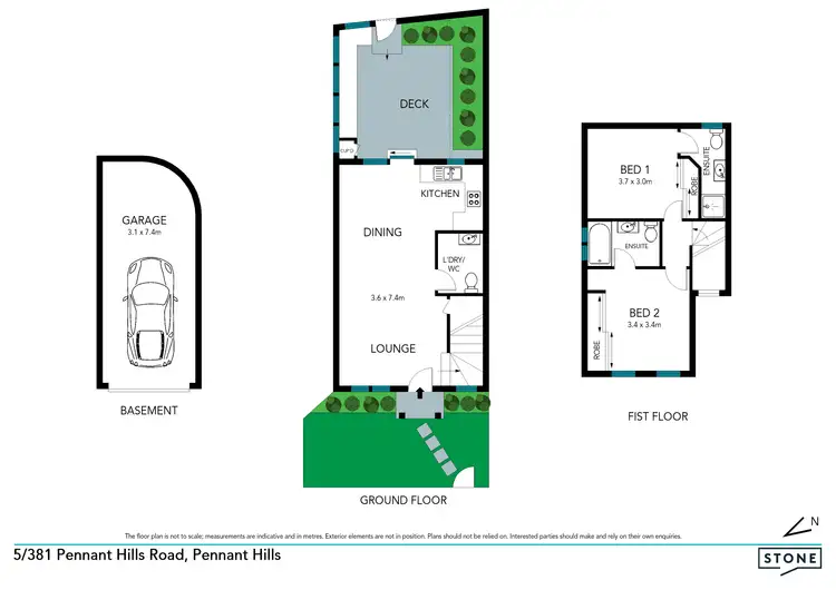Floorplan of Homely townhouse listing, 5/381 Pennant Hills Road, Pennant Hills NSW 2120