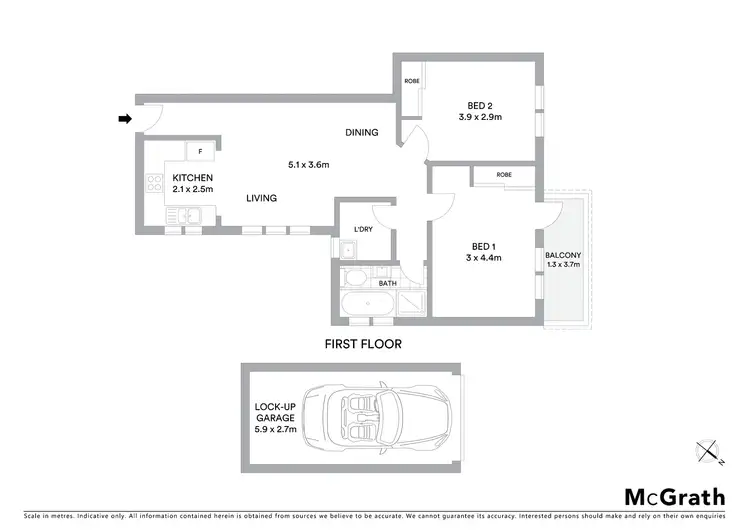 Floorplan of Homely apartment listing, 4/72 Albion Street, Randwick NSW 2031