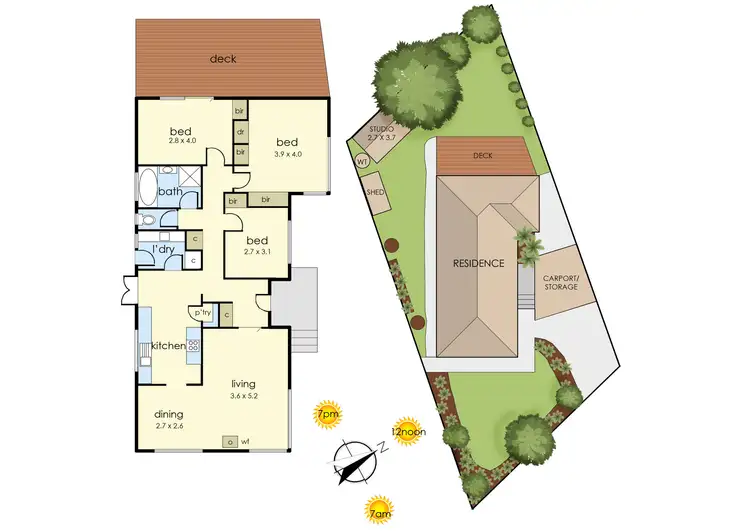 Floorplan of Homely house listing, 12 Overport Road, Frankston South VIC 3199