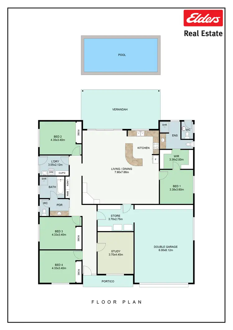 Floorplan of Homely house listing, 4 Gregory Court, Katherine NT 850
