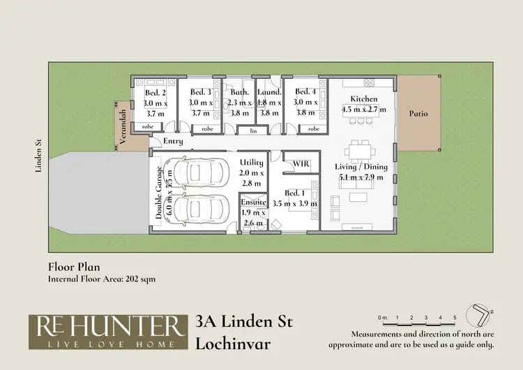 Floorplan of Homely house listing, 3A Linden Street, Lochinvar NSW 2321