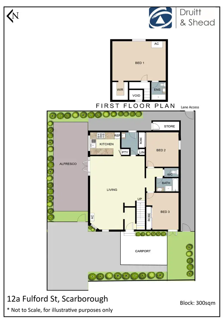 Floorplan of Homely house listing, 12A Fulford Street, Scarborough WA 6019