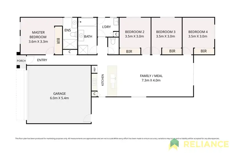 Floorplan of Homely house listing, 56 Corbet Street, Weir Views VIC 3338