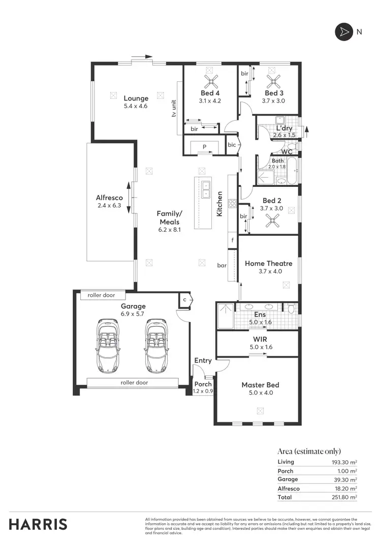 Floorplan of Homely house listing, 72 Central Boulevard, Munno Para West SA 5115