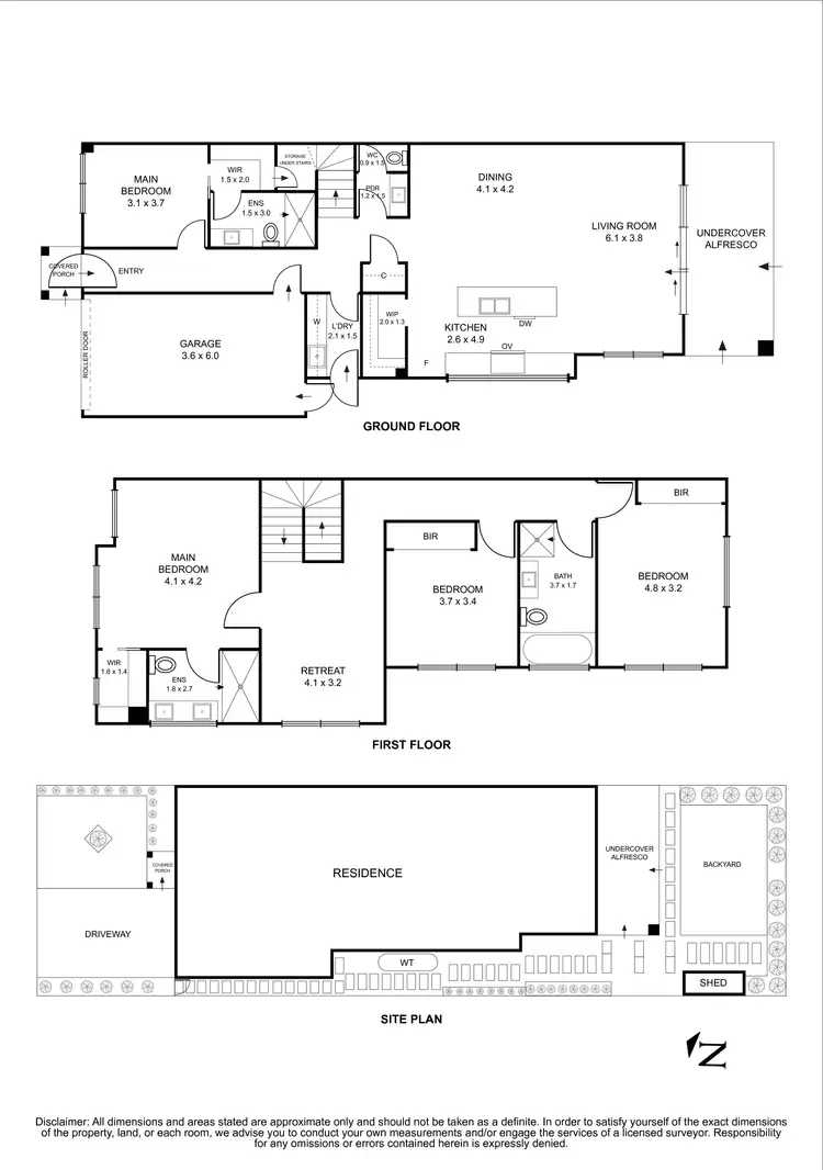 Floorplan of Homely townhouse listing, 38B Chris Court, Hillside VIC 3037