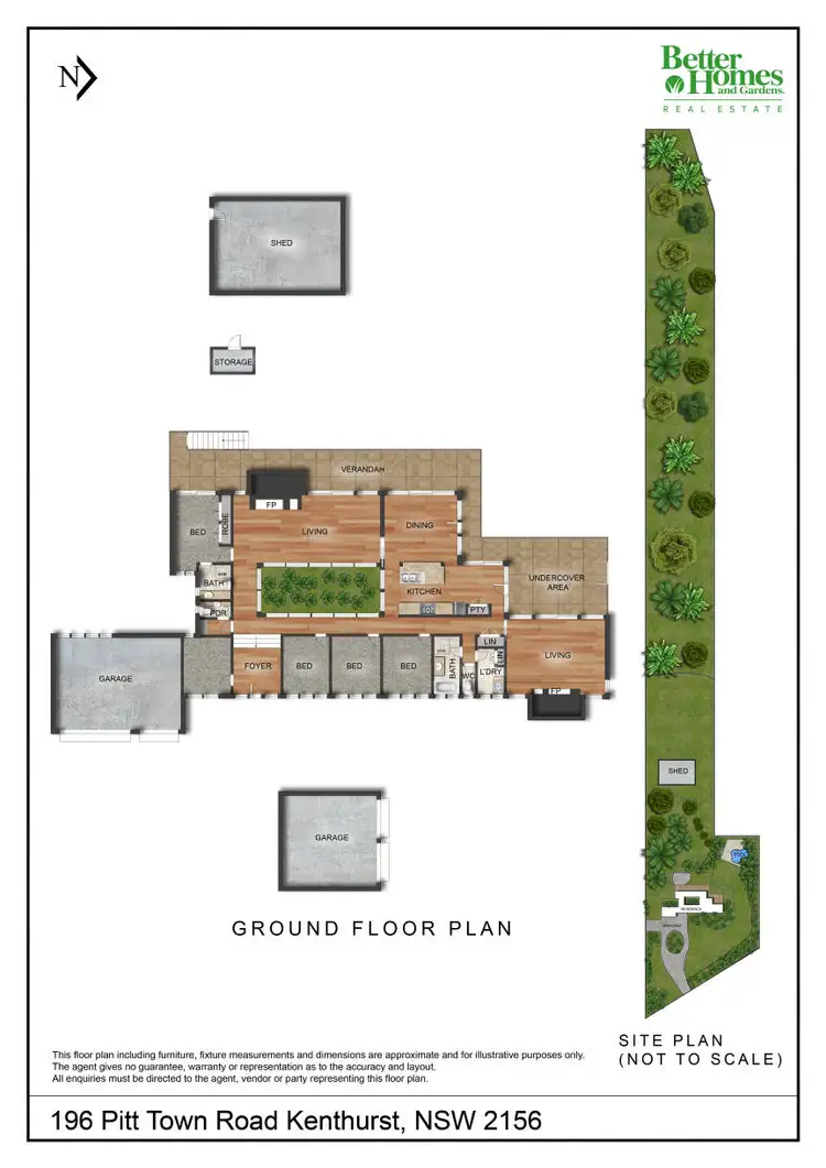 Floorplan of Homely rural property listing, 196 Pitt Town Road, Kenthurst NSW 2156
