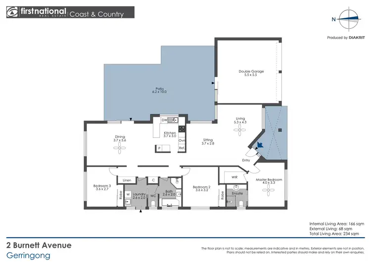 Floorplan of Homely house listing, 2 Burnett Avenue, Gerringong NSW 2534