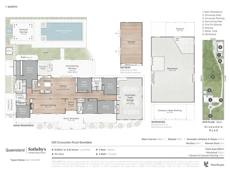 Floorplan of Homely rural property listing, 560 Grassdale Road, Gumdale QLD 4154