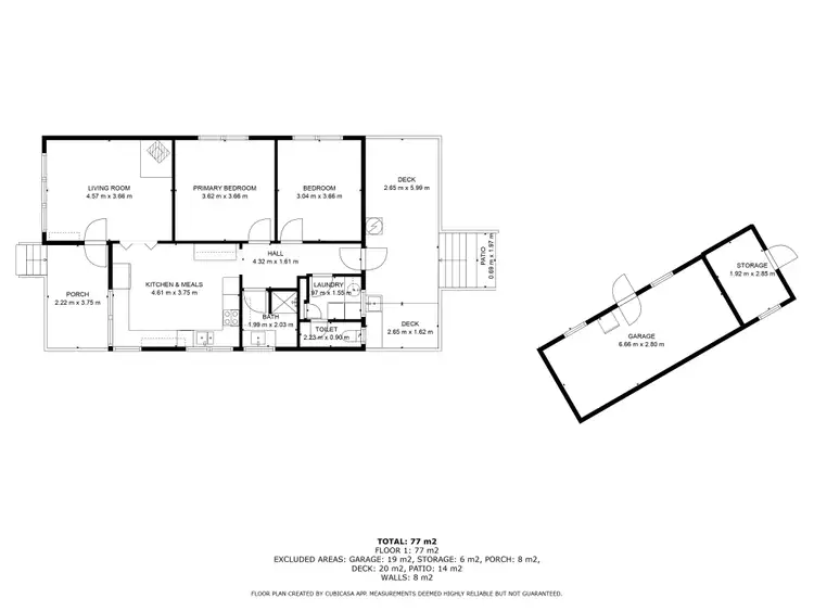 Floorplan of Homely house listing, 16 Barkly Street, Chiltern VIC 3683