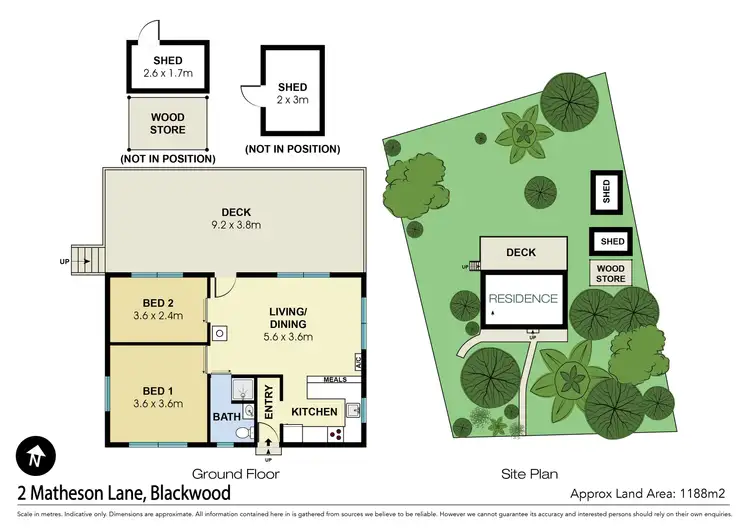 Floorplan of Homely house listing, 2 Matheson Lane, Blackwood VIC 3458