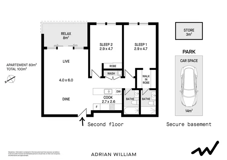 Floorplan of Homely apartment listing, 209/541B Burwood Road, Belmore NSW 2192