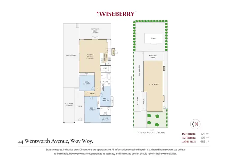 Floorplan of Homely house listing, 44 Wentworth Avenue, Woy Woy NSW 2256
