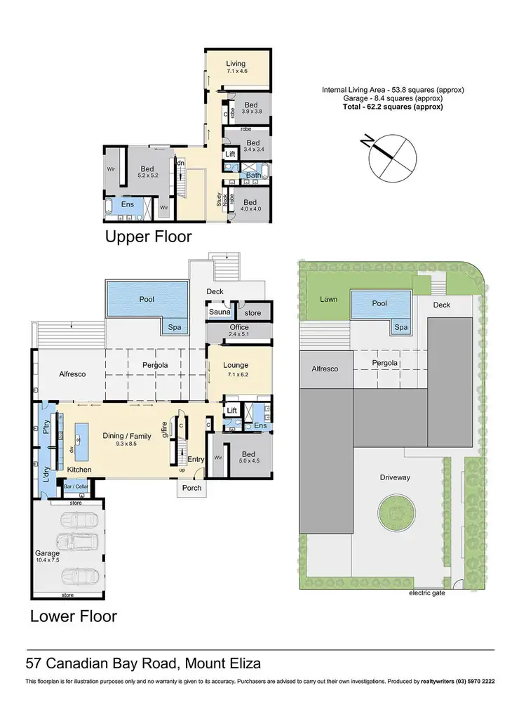 Floorplan of Homely house listing, 57 Canadian Bay Road, Mount Eliza VIC 3930