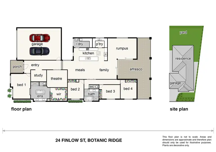 Floorplan of Homely house listing, 24 Finlow Street, Botanic Ridge VIC 3977