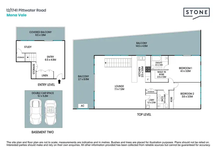 Floorplan of Homely unit listing, 12/1741-1745 Pittwater Road, Mona Vale NSW 2103