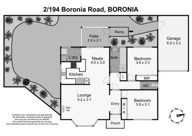 Floorplan of Homely unit listing, 2/194 Boronia Road, Boronia VIC 3155