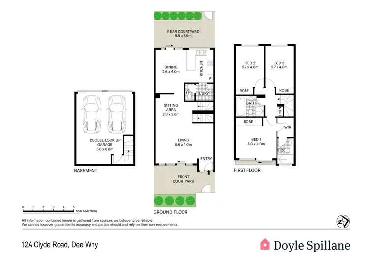 Floorplan of Homely apartment listing, 12A Clyde Road, Dee Why NSW 2099