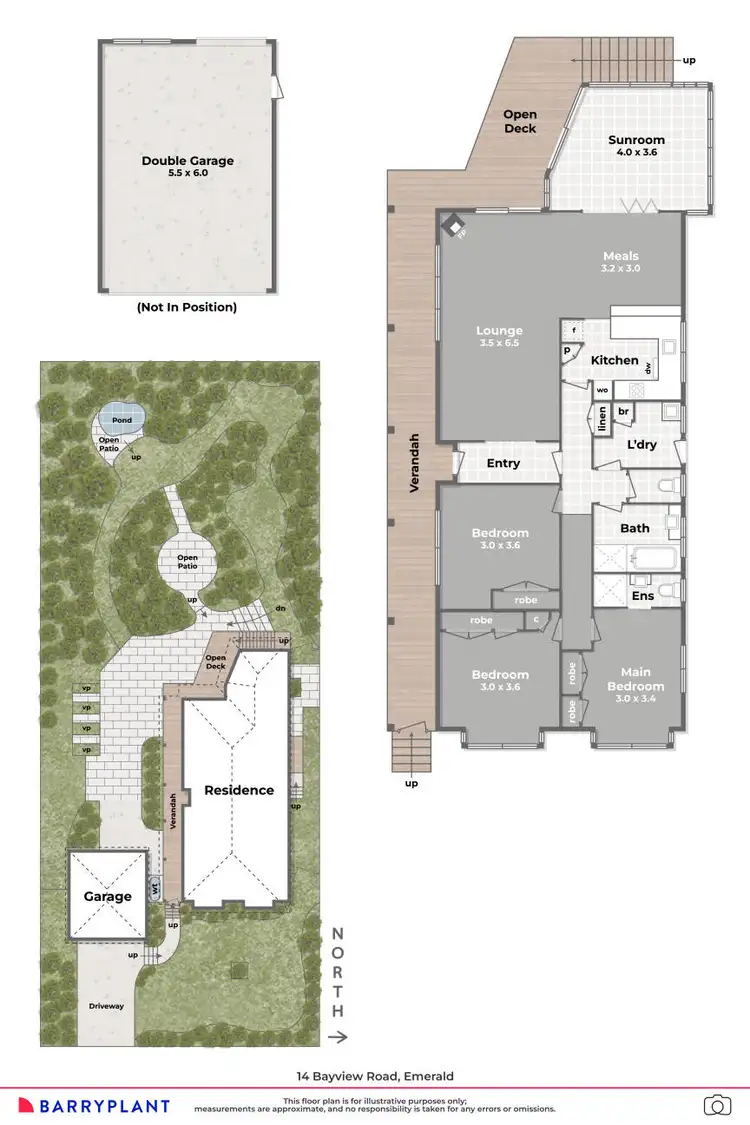 Floorplan of Homely house listing, 14 Bayview Road, Emerald VIC 3782