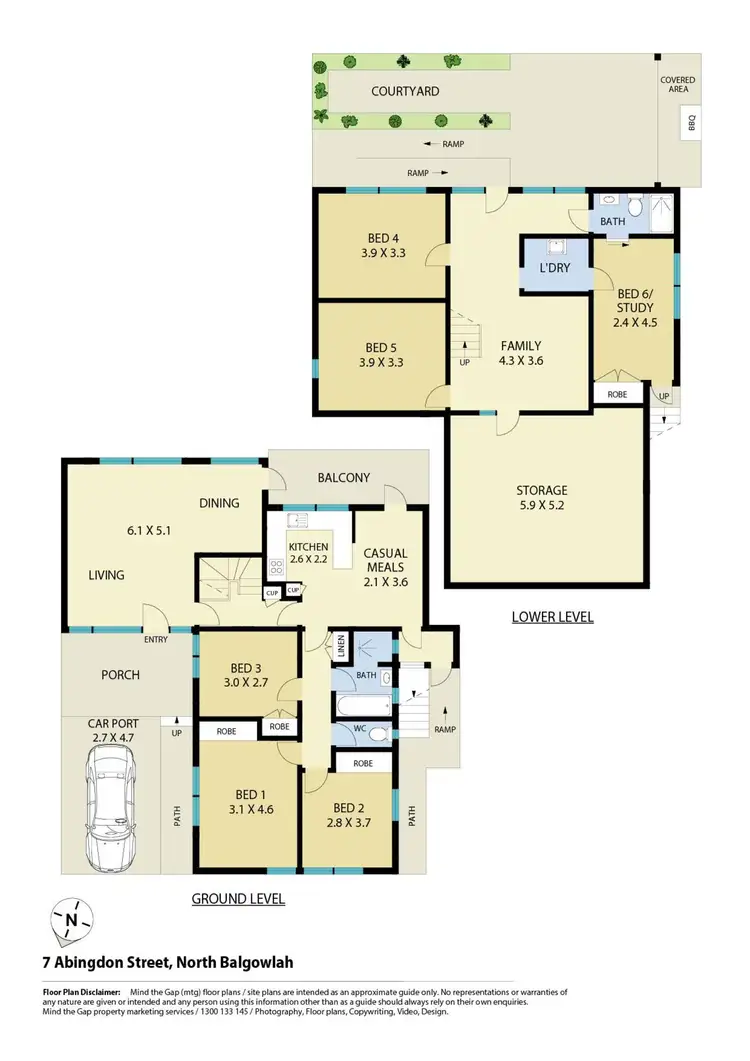 Floorplan of Homely house listing, 7 Abingdon Street, North Balgowlah NSW 2093