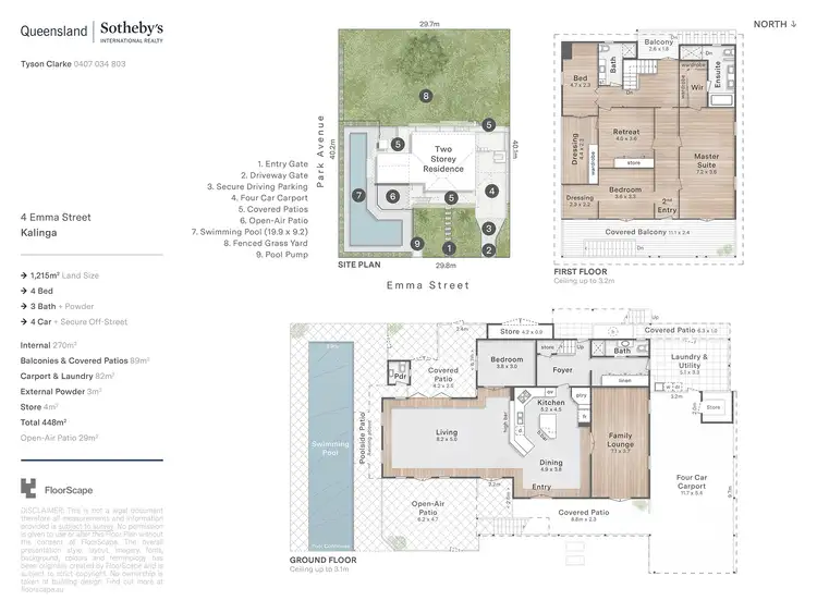 Floorplan of Homely house listing, 4 Emma Street, Kalinga QLD 4030