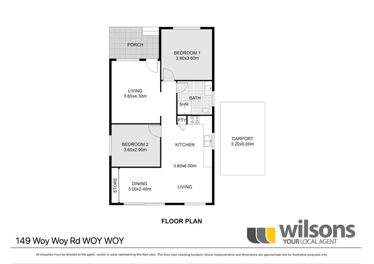 Floorplan of Homely house listing, 149 Woy Woy Road, Woy Woy NSW 2256