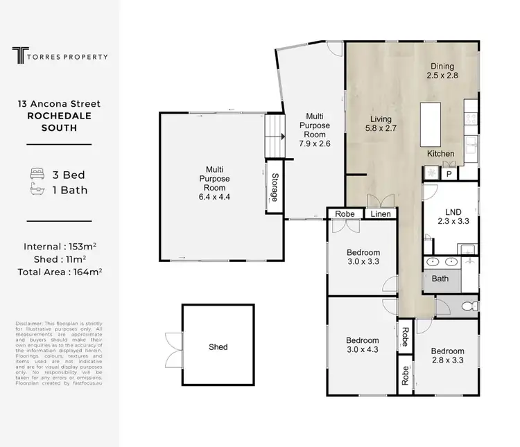 Floorplan of Homely house listing, 13 Ancona Street, Rochedale South QLD 4123