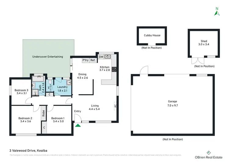 Floorplan of Homely house listing, 3 Valewood Drive, Kealba VIC 3021