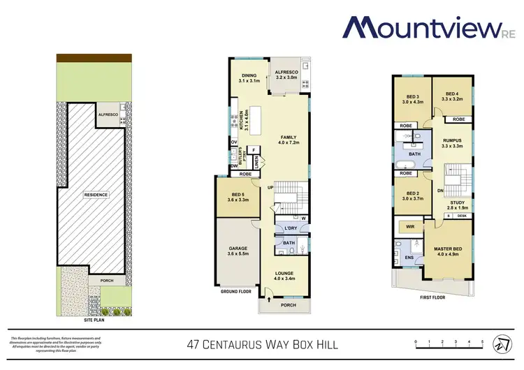 Floorplan of Homely house listing, 47 Centaurus Way, Box Hill NSW 2765