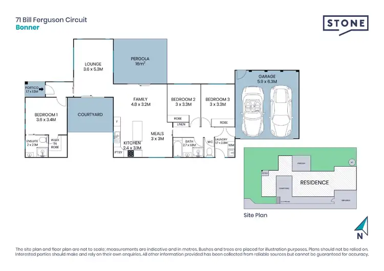 Floorplan of Homely house listing, 71 Bill Ferguson Circuit, Bonner ACT 2914