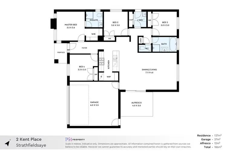 Floorplan of Homely house listing, 2 Kent Place, Strathfieldsaye VIC 3551