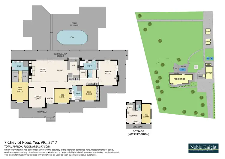 Floorplan of Homely house listing, 7 Cheviot Road, Yea VIC 3717