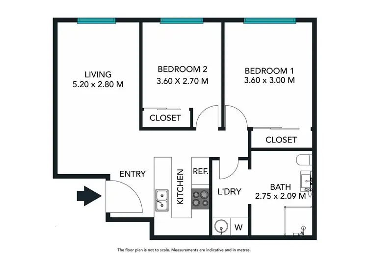 Floorplan of Homely unit listing, 4/163-169 Keira Street, Wollongong NSW 2500