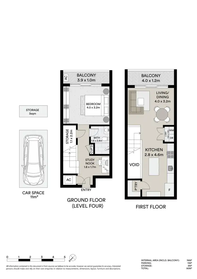 Floorplan of Homely apartment listing, 427/12 Rancom Street, Botany NSW 2019