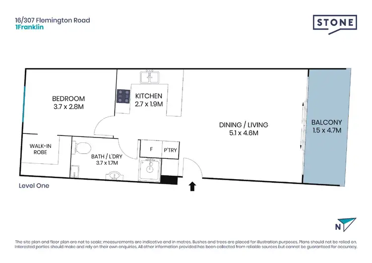 Floorplan of Homely apartment listing, 16/307 Flemington Road, Franklin ACT 2913