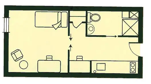 Floorplan of Homely apartment listing, 302B/71 Riversdale Road, Hawthorn VIC 3122