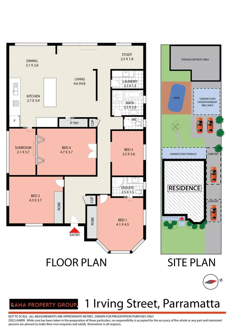 Floorplan of Homely house listing, 1 Irving Street, Parramatta NSW 2150