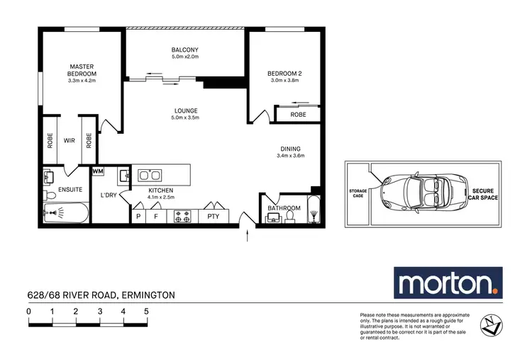 Floorplan of Homely apartment listing, 628/68 River Road, Ermington NSW 2115