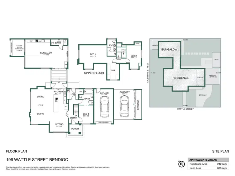 Floorplan of Homely house listing, 196 Wattle Street, Bendigo VIC 3550
