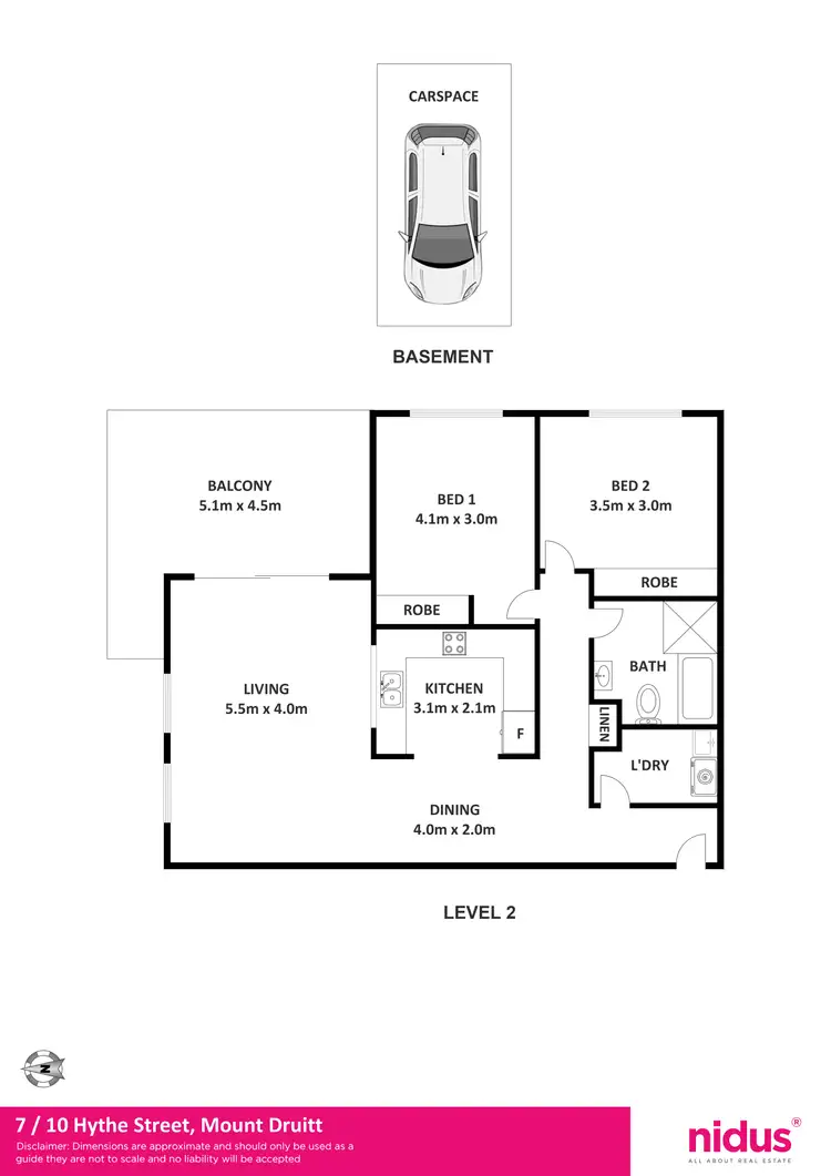 Floorplan of Homely apartment listing, 7/10 Hythe Street, Mount Druitt NSW 2770