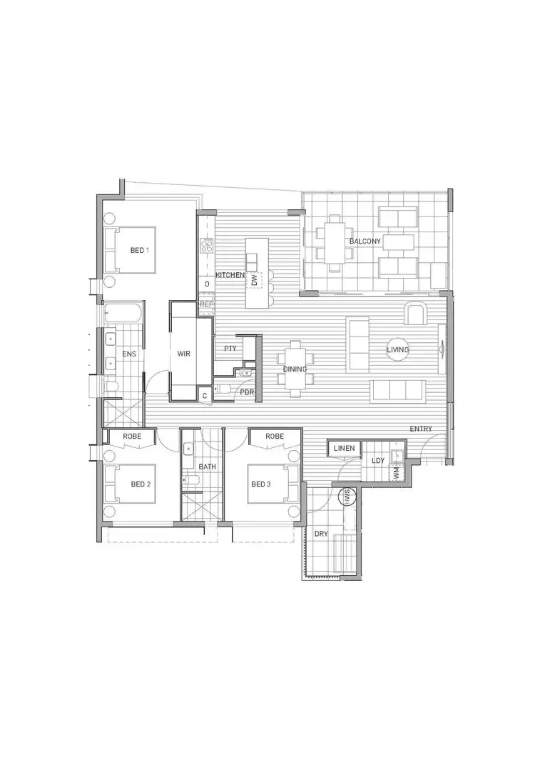 Floorplan of Homely unit listing, 4/20 Second Avenue, Maroochydore QLD 4558