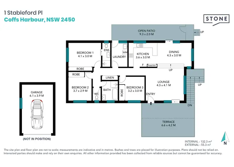 Floorplan of Homely house listing, 1 Stableford Place, Coffs Harbour NSW 2450