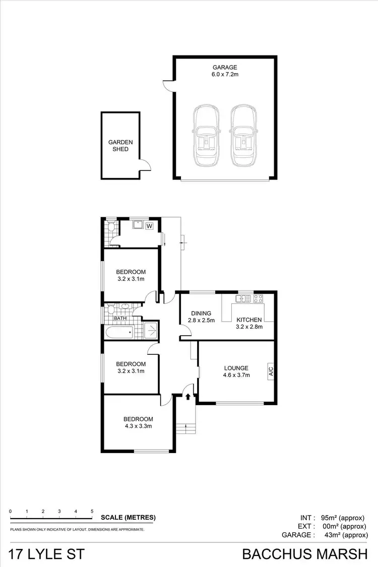 Floorplan of Homely house listing, 17 Lyle Street, Bacchus Marsh VIC 3340