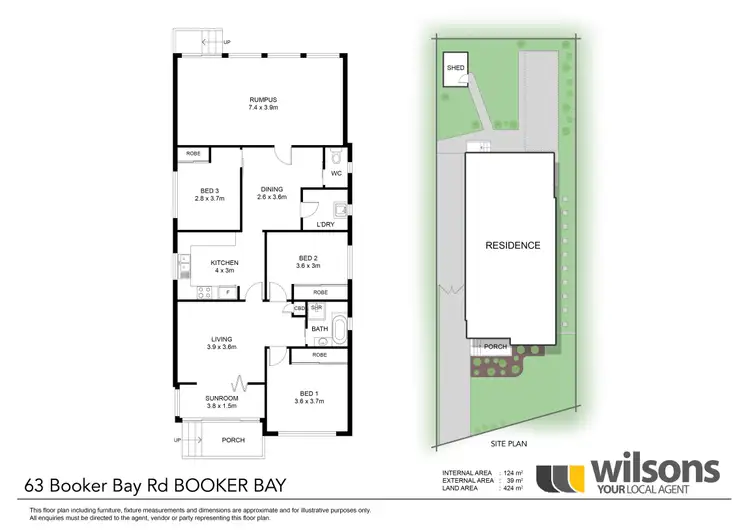 Floorplan of Homely house listing, 63 Booker Bay Road, Booker Bay NSW 2257