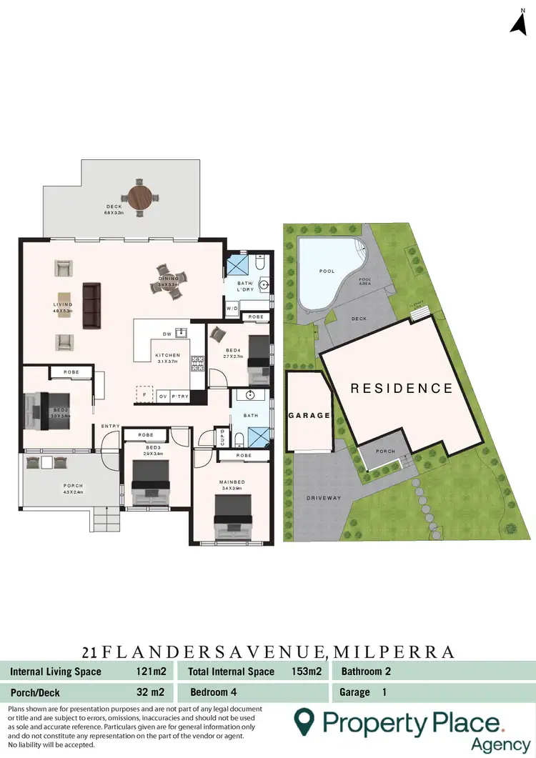 Floorplan of Homely house listing, 21 Flanders Avenue, Milperra NSW 2214