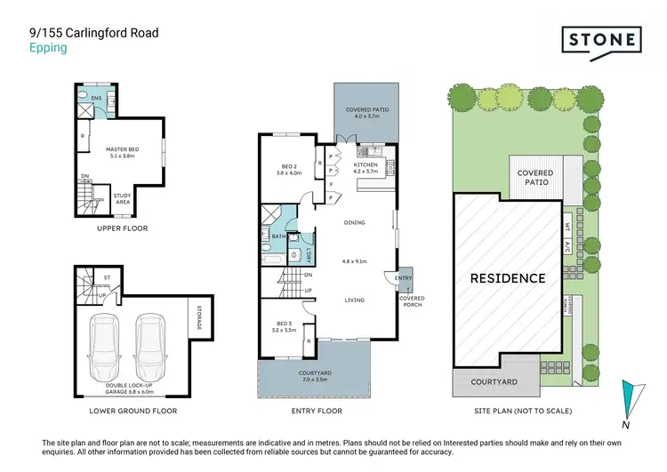 Floorplan of Homely townhouse listing, 9/155 Carlingford Road, Epping NSW 2121
